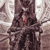 Black And White Maria Bloodborne Art Diamond Painting