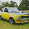 Black And Yellow Holden Torana Diamond Painting