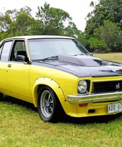 Black And Yellow Holden Torana Diamond Painting