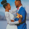 Black Couple In Love Diamond Painting