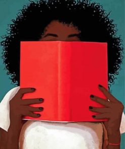 Black Girl Reading Diamond Painting