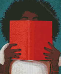 Black Girl Reading Diamond Painting