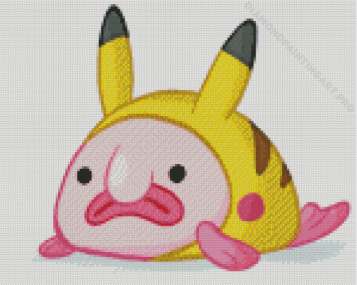 Blobfish Pikachu Diamond Painting