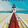 Brant Point Light Nantucket Poster Diamond Painting