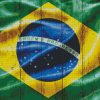 Brazilian Flag Diamond Painting