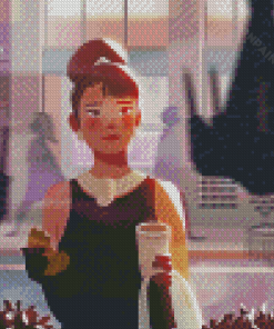 Breakfast At Tiffanys Anime Diamond Painting