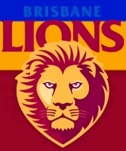 Brisbane Lions Logo Diamond Painting