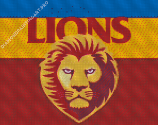 Brisbane Lions Logo Diamond Painting