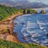 Cannon Beach Oregon Landscape Diamond Painting