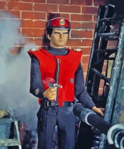 Captain Scarlet Character Diamond Painting