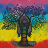 Chakra Tree Diamond Painting