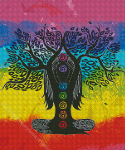 Chakra Tree Diamond Painting