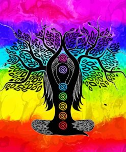 Chakra Tree Diamond Painting