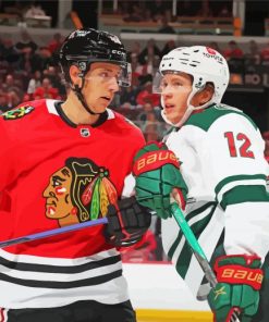 Chicago Blackhawks Vs Minnesota Wild Players Diamond Painting