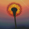 Dandelion Sunset Diamond Painting