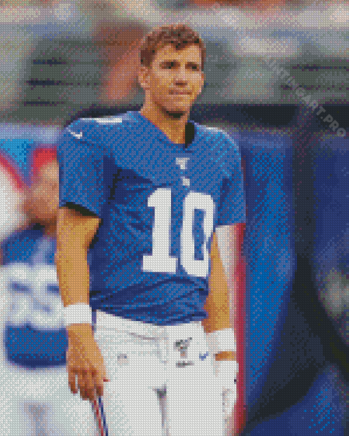 Eli Manning Diamond Painting