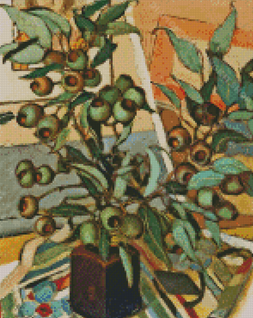 Gum Nuts Plant Diamond Painting