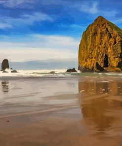 Haystack Rock Diamond Painting