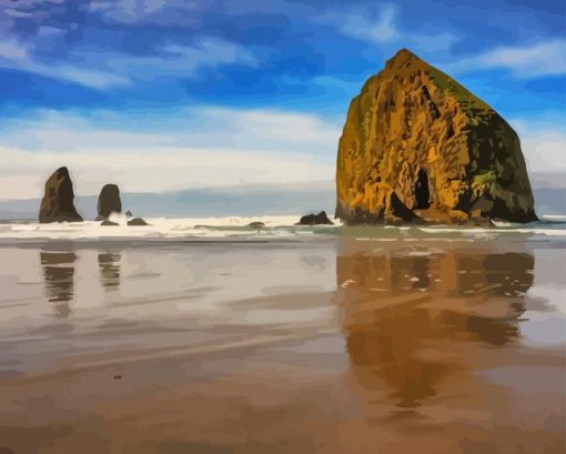 Haystack Rock Diamond Painting