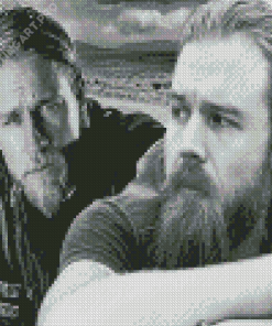 Jax And Opie Winston Diamond Painting