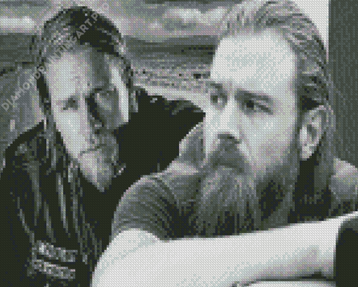 Jax And Opie Winston Diamond Painting