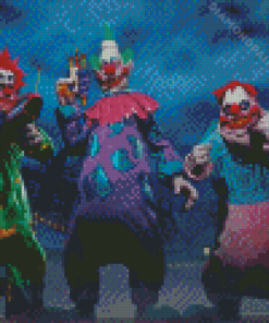 Killer Klowns From Outer Space Diamond Painting