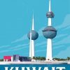 Kuwait Towers Poster Diamond Painting