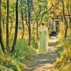 Marie In The Garden Peder Severin Diamond Painting