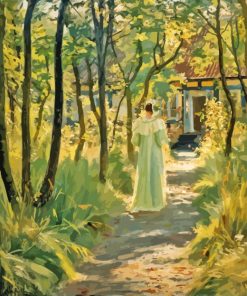 Marie In The Garden Peder Severin Diamond Painting