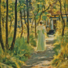 Marie In The Garden Peder Severin Diamond Painting