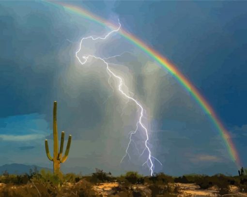 McCown Desert Rainbow Diamond Painting