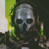 Modern Warfare Ghost Game Diamond Painting