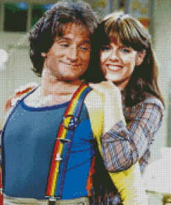 Mork And Mindy Couple Diamond Painting