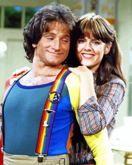 Mork And Mindy Couple Diamond Painting