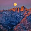 Mt Whitney At Night Diamond Painting