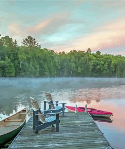 Muskoka Lake Diamond Painting