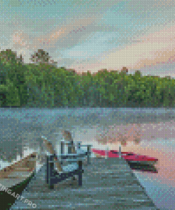 Muskoka Lake Diamond Painting