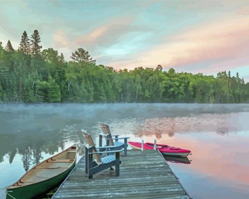 Muskoka Lake Diamond Painting