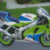 Ninja ZX 7R Motocross Diamond Painting