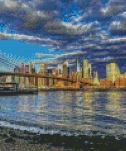 Pebble Beach New York City Diamond Painting