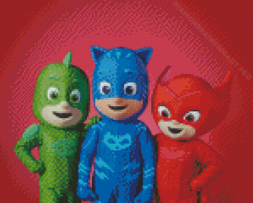 Pj Mask Diamond Painting