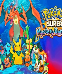 Pokemon Super Mystery Dundeon Game Diamond Painting