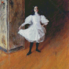 Portrait Of The Artist Daughter William Merritt Chase Diamond Painting