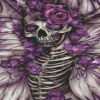 Purple Skull Diamond Painting