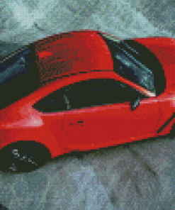 Red Sport Car Toyota Gr 86 Diamond Painting