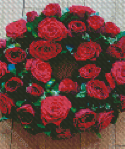 Roses Wreath Diamond Painting