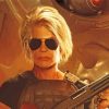 Sarah Connor Terminator Diamond Painting