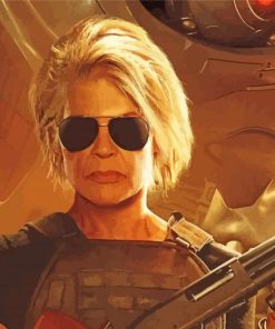 Sarah Connor Terminator Diamond Painting