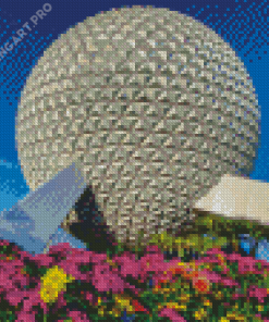 Spaceship Earth Epcot Walt Disney Florida Diamond Painting