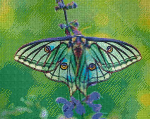 Spanish Moon Moth Switzerland Diamond Painting